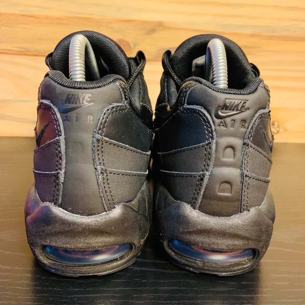 New Nike Women's Air Max 95 Triple Black Running - Picture 6 of 8